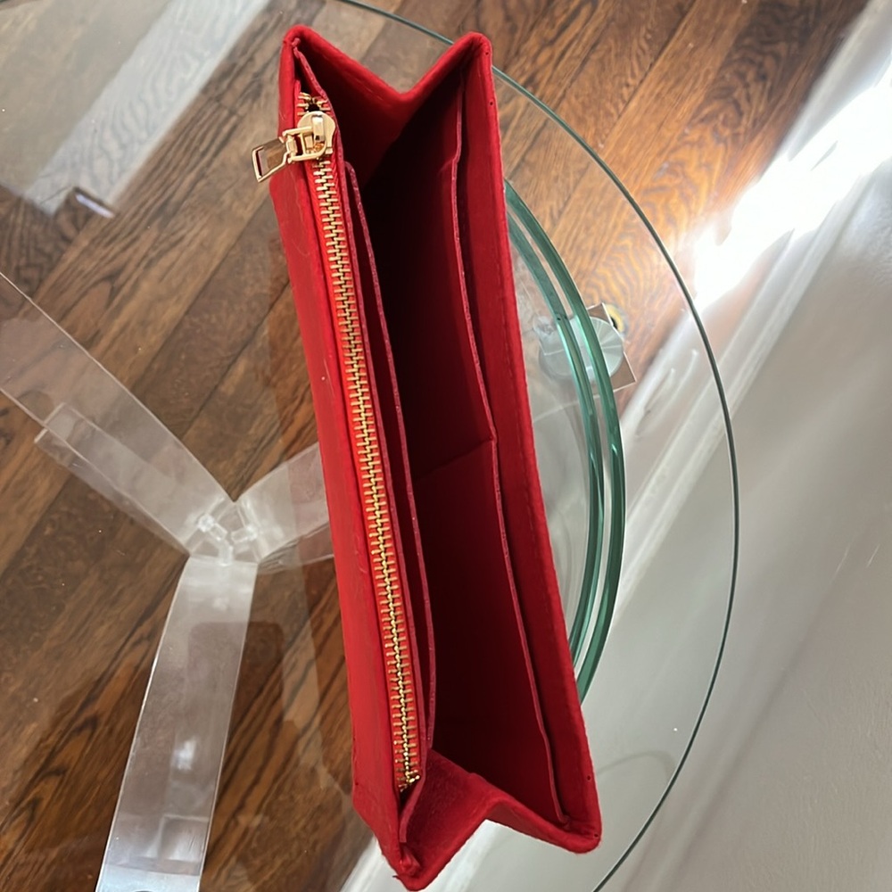 Set Of 2 Red Neverfull Tote Inserts - image 5